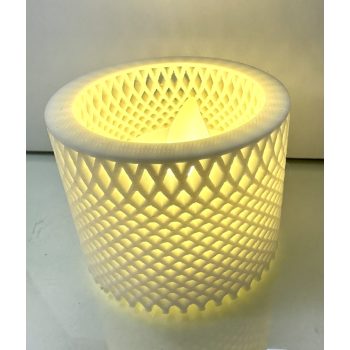 Modern, hétköznapi mécsestartó