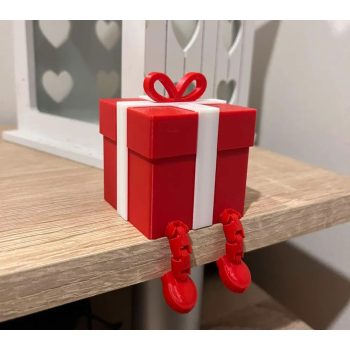 Ajándékdoboz polcdísz