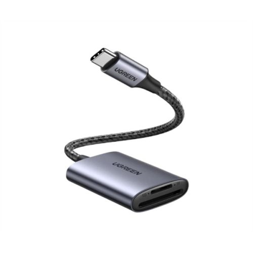 UGREEN 2 az 1-ben USB 3.0 USB-C SD80888    Kártya kártyaolvasó 0,15m, fekete