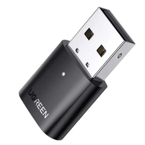 UGREEN Adapter Bluetooth V5.0 - Dongle adapter PC-hez, nem Bluetooth képes eszközökhöz, fekete