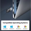 UGREEN Adapter Bluetooth V5.0 - Dongle adapter PC-hez, nem Bluetooth képes eszközökhöz, fekete