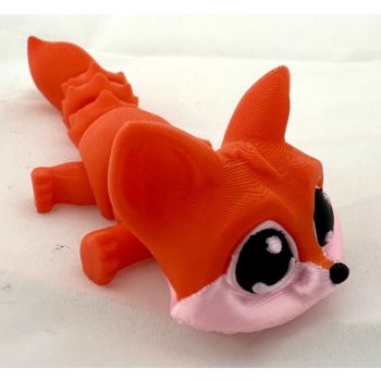 Mozgatható kisróka figura