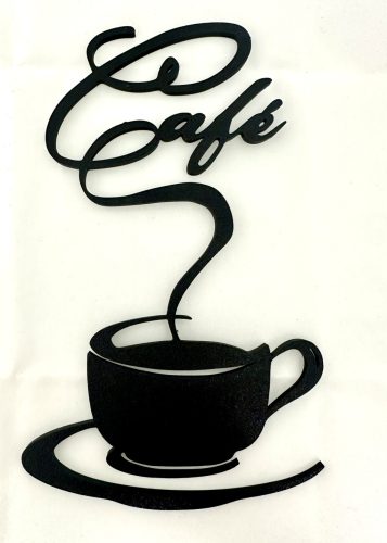 "Café" fali dekoráció