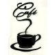 "Café" fali dekoráció