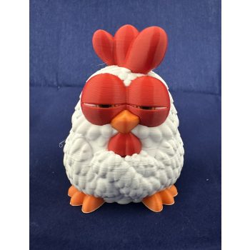 3D Nyomtatott Csirkefigura – A Humoros Dekoráció