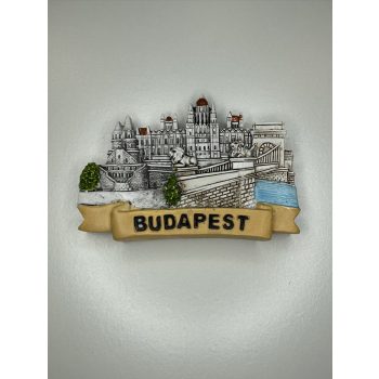 Budapest Panorama – Díszített Hűtőmágnes