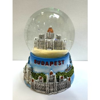  Budapest Parlament Hógömb – Klasszikus Budapest Szuvenír 12 cm