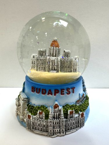 Budapest Parlament Hógömb – Klasszikus Budapest Szuvenír 12 cm