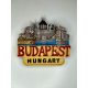 Budapest Parlament és Lánchíd kerámia hűtőmágnes