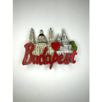 Budapest Szíve – Kerámia Hűtőmágnes