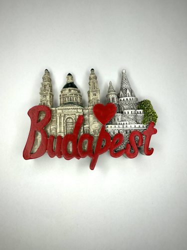 Budapest Szíve – Kerámia Hűtőmágnes