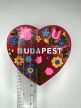 Budapest Virágszív – Színes Budapest hűtőmágnes