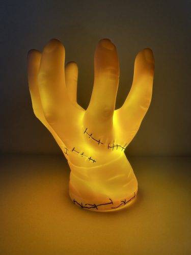 Hátborzongató világító kéz (Halloween LED)