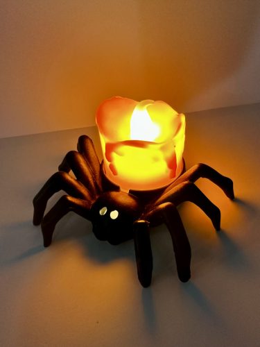  Világító pók LED mécses