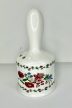 Magyaros virágmintás porcelán csengő