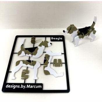   3D nyomtatott mini állatmodell – összeállítható figura