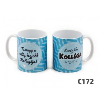   „A világ legjobb kollégája” bögre – kedves ajándék munkatársaknak