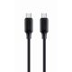 GEMBIRD Kábel USB 2.0 C - C, M/M, 1,5m, fekete