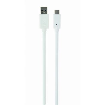 GEMBIRD kábel USB 3.0A-C, M/M 1,8 m, fehér