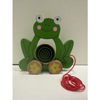 Húzható fajáték – Béka mosollyal