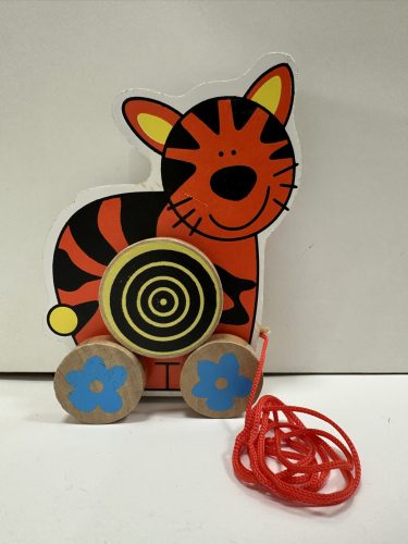 Húzható fajáték – Mosolygós Tigris