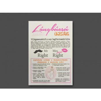 Lánybúcsú – Extra Kiadás Ajándék Újság