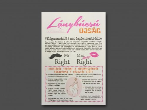 Lánybúcsú – Extra Kiadás Ajándék Újság