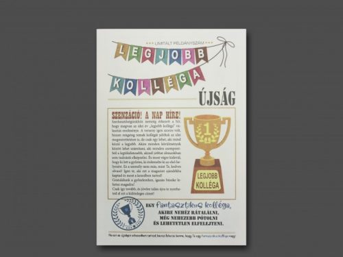 Legjobb Kolléga – Díszújság ajándékba