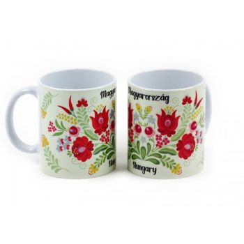 Kalocsai Mintás Bögre – Magyarország Souvenir (3 dl)