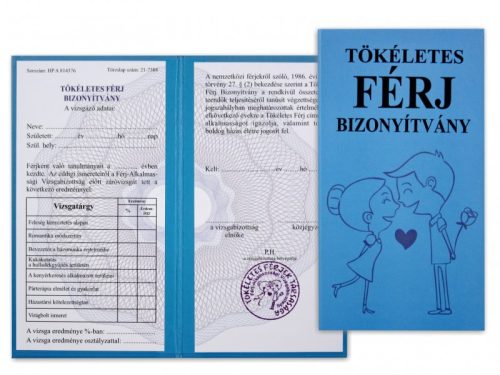 Tökéletes Férj – Hivatalos Bizonyítvány