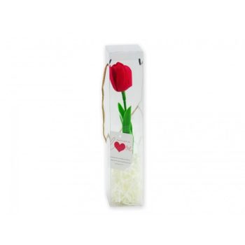   Örök Tulipán – Illatos Szappanvirág Díszdobozban (27 cm)