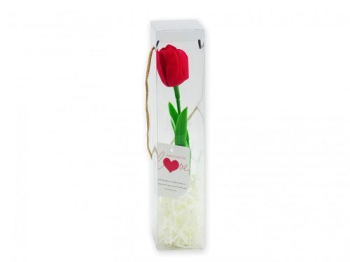 Örök Tulipán – Illatos Szappanvirág Díszdobozban (27 cm)