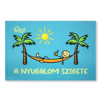 A nyugalom szigete: vidám beltéri lábtörlő