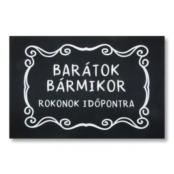 Barátok bármikor – Vicces lábtörlő (60×40 cm)