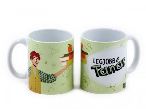 „Legjobb Tanár” bögre – ajándék pedagógusoknak (3 dl)