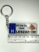 „Értem én, csak leszarom!” vicces rendszámtábla kulcstartó