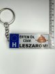 „Értem én, csak leszarom!” vicces rendszámtábla kulcstartó