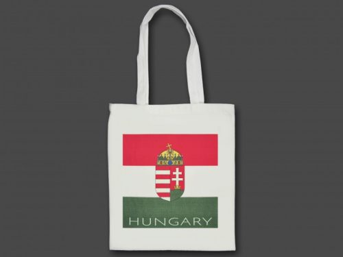 Hungary – Címeres vászontáska (35×40 cm)