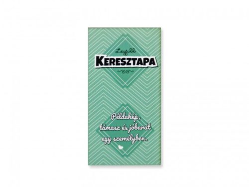„Legjobb Keresztapa” – inspiráló hűtőmágnes