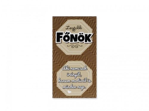 Legjobb Főnök – Motivációs hűtőmágnes
