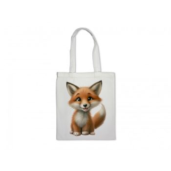   Cuki rókás vászontáska – stílusos és praktikus shopper (35×40 cm)