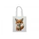 Cuki rókás vászontáska – stílusos és praktikus shopper (35×40 cm)