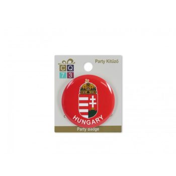 „Hungary” – Magyar Szív Kitűző (6 cm)