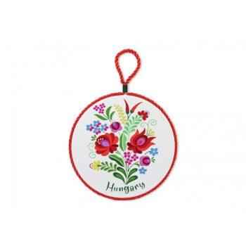   Kalocsai Mintás Kerámia Edényalátét – Hungary (17×19 cm)