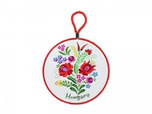 Kalocsai Mintás Kerámia Edényalátét – Hungary (17×19 cm)