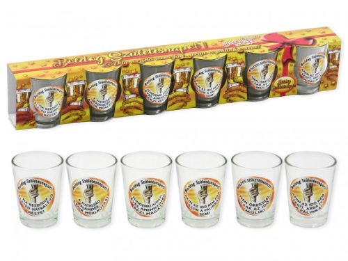 Boldog Születésnapot – Vicces Feles Pohár Szett (6 db-os ajándékcsomag)