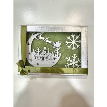 Téli Falu – 3D Karácsonyi Ajándékdoboz