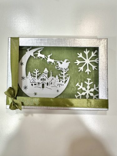 Téli Falu – 3D Karácsonyi Ajándékdoboz
