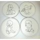 Baby Moments – Poháralátét szett (4 db-os)