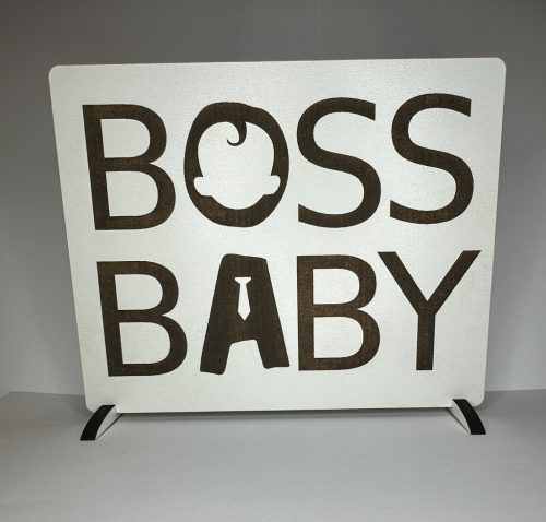 BOSS BABY – asztali babadekor állvánnyal